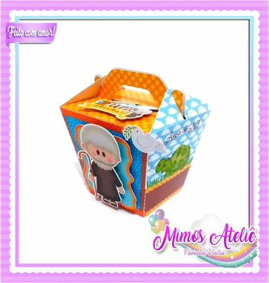 Kit 30 Lembrancinhas Arca de Noé