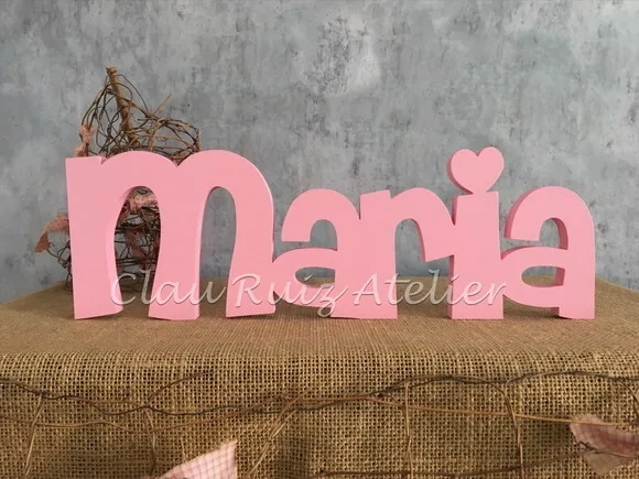 Letras de MDF -Nomes Linha CH