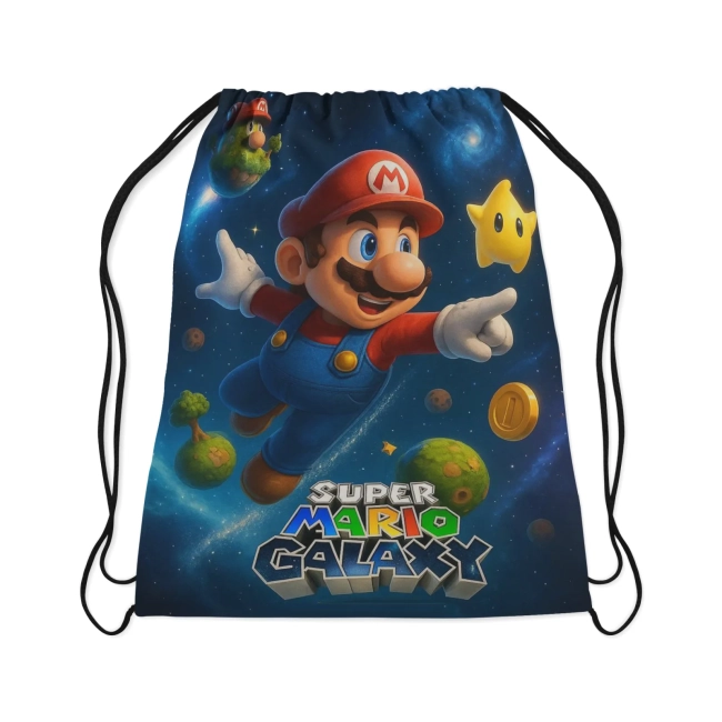 Mochilinha Personalizada para lembrancinhas do Super Mário Bros