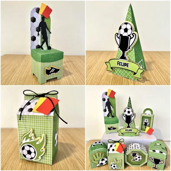 Kit 60 Lembrancinhas Futebol