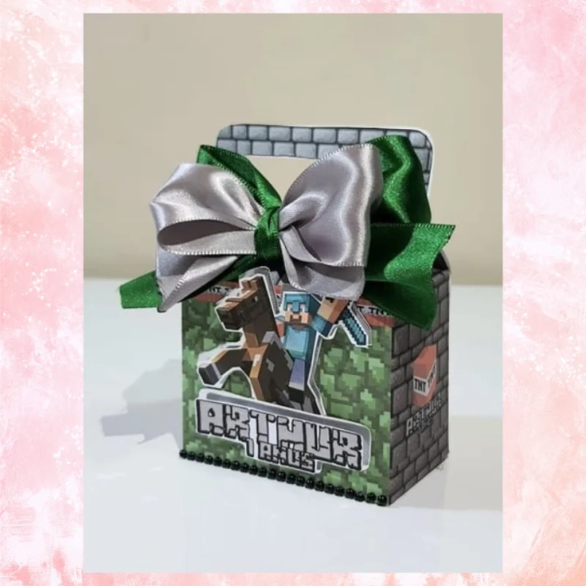 Caixa Maletinha Minecraft