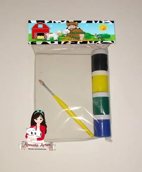 Kit Pintura Personalizado Fazendinha