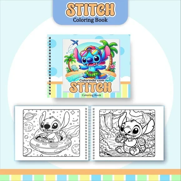 Livro de Colorir A5 com 50 Folhas