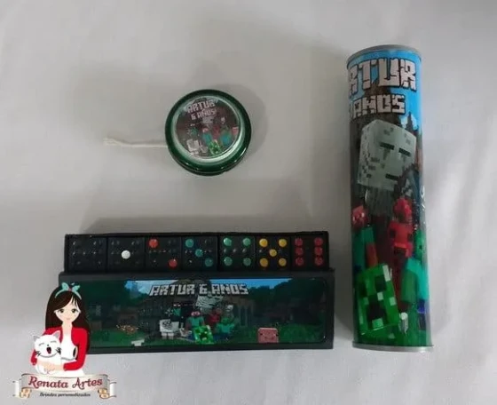 Kit Jogos Personalizado Minecraft
