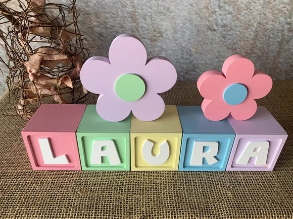 Candy Colors - Cubos 6x6cm Ts +flores