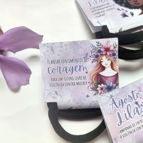 Tag com Xuxinha Agosto Lilás