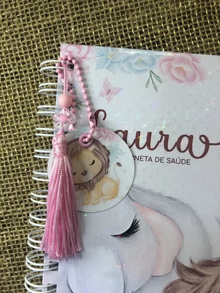 Caderneta de Saúde / Vacinação Personalizada - Safari Rosa
