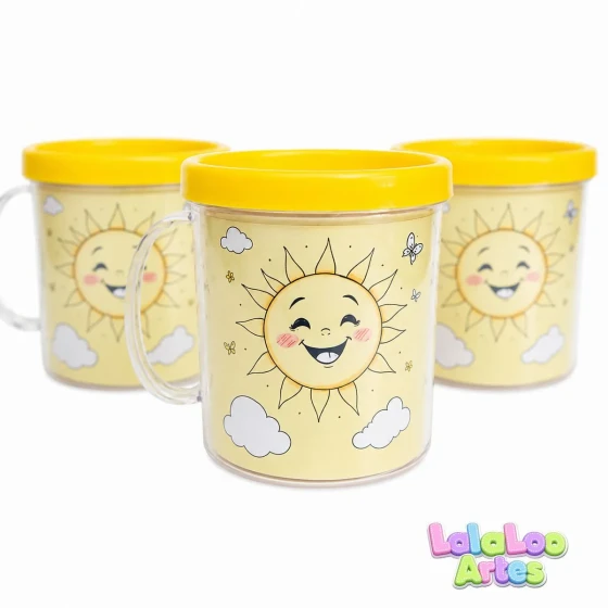 Caneca Minha Primeira Volta ao Sol Personalizada