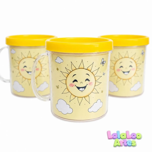 Caneca Minha Primeira Volta ao Sol Personalizada
