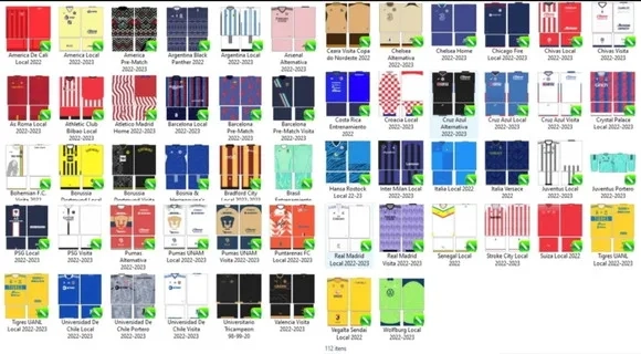 Vetores Camisa Futebol 2022/2023
