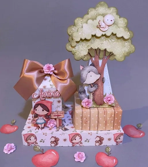 Kit 30 Lembrancinhas Chapeuzinho Vermelho