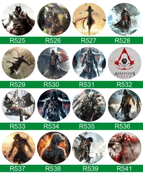 Bottons Assassins Creed - Button Boton