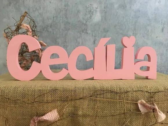 Letras de MDF -Nomes