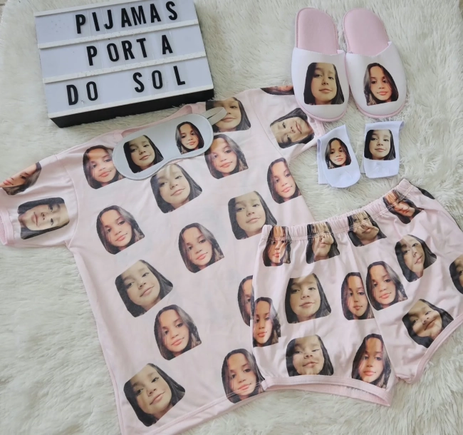 Pijamas  Personalizados com foto