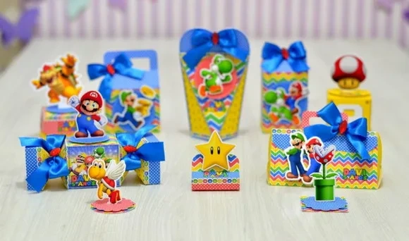 Kit 30 Lembrancinhas Mario Bros