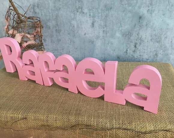 Letras de MDF -Nomes Linha CH