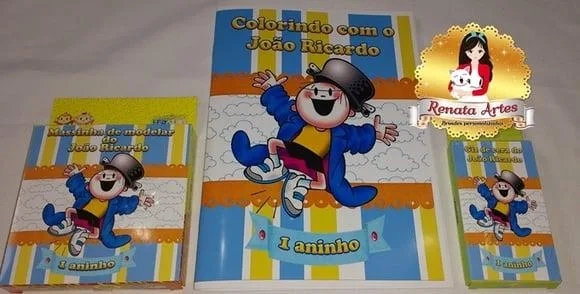Kit Passatempo Personalizado Menino Maluquinho