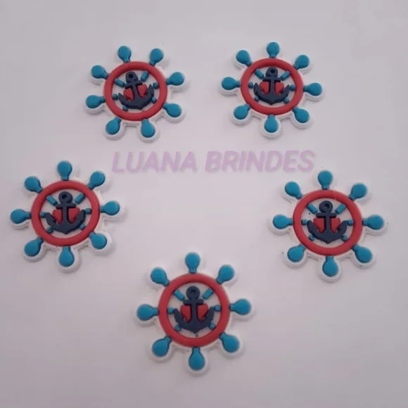 Aplique Emborrachado de Leme - Pct com 10 Unid