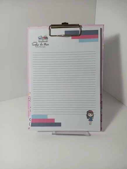 Prancheta A5 Personalizada com Nome