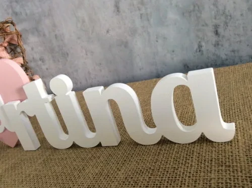 Letras Decorativas - Nomes - Coração
