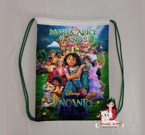 Mochila de Tecido Encanto