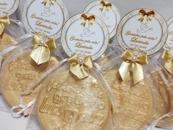 Lembrancinha de Aniversário: Sabonete Desejos de Gratidão G