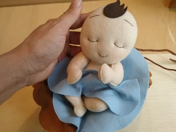 Menino Jesus - Presépio Sagrada Família* Chamar Chat