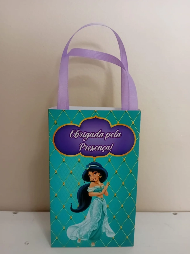 Sacolinhas Personalizadas Jasmine para Lembrancinhas