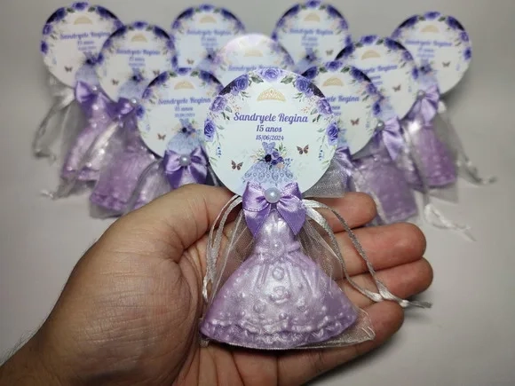 Lembrancinha 15 Anos: Sabonete Vestido de Princesa