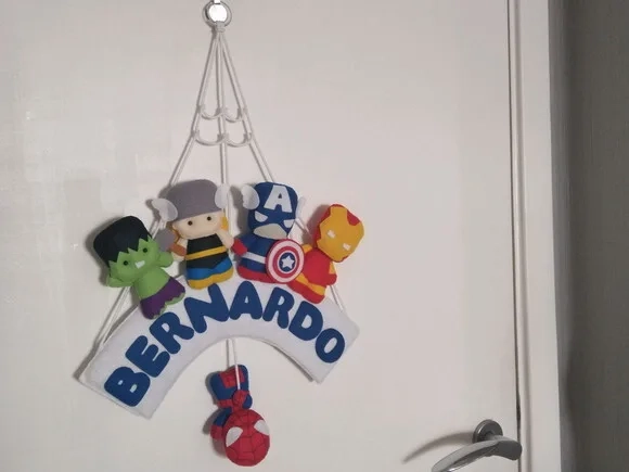 Porta Maternidade Super Heróis Toy