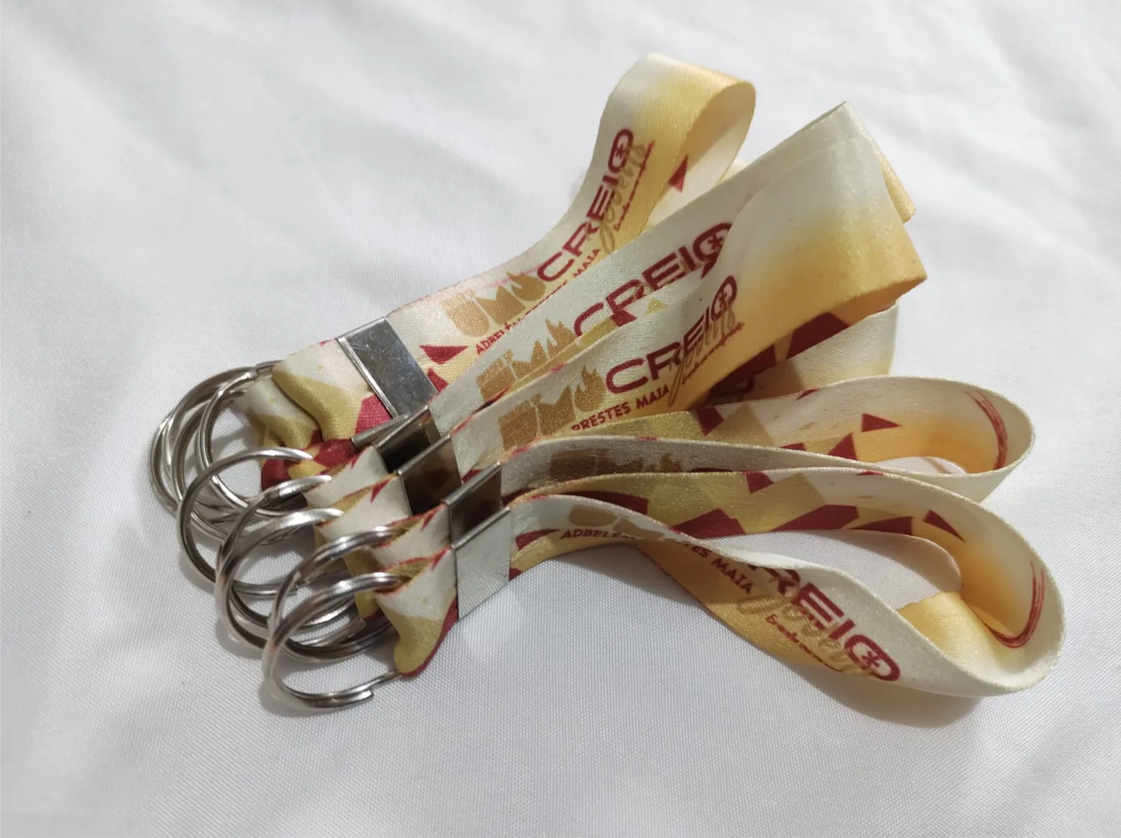 Chaveiro Personalizado em Tecido!