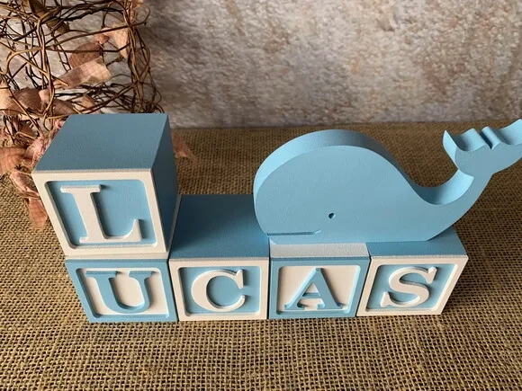 Cubos 6x6cm Ts +baleia