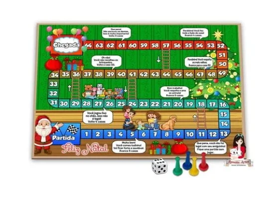 Tabuleiro Educativo Natal 2025