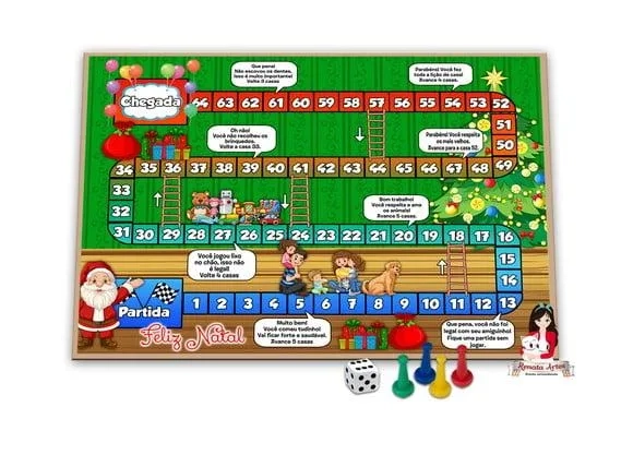 Tabuleiro Educativo Natal 2025