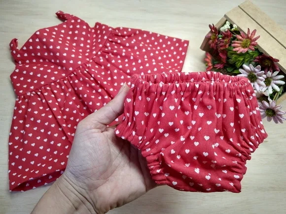Vestido para Boneca + Calcinha