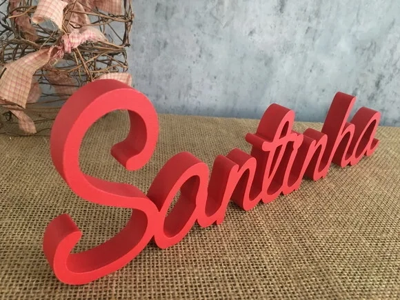 Letras de MDF -Nomes - Letras Cursivas