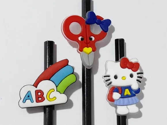 Lápis C/ponteira Hello Kitty Escola Pacote com 6 Unidades