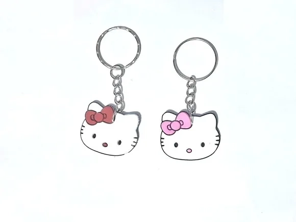 Chaveiro Hello Kitty Emborrachado Pacote com 6 Unidades