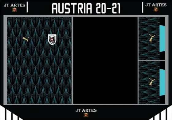 Vetor da Camisa da Austria 20-21