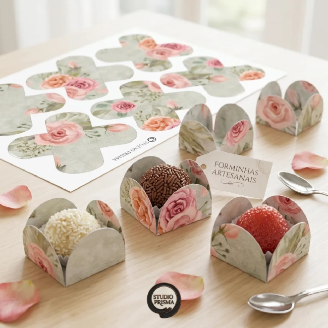 Kit Festa Shabby Chic para Imprimir