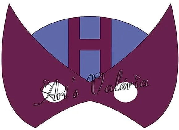 Máscara Dos Super Heróis - Unitário