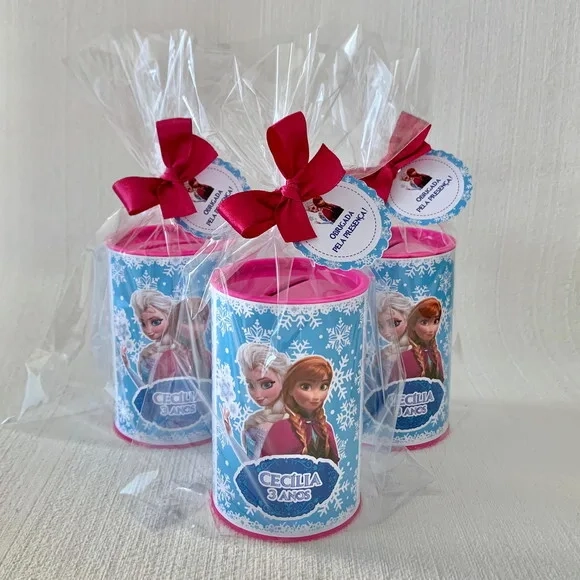 40 Cofrinhos Personalizado Frozen