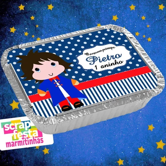 Marmitinha Personalizada Festa O Pequeno Príncipe