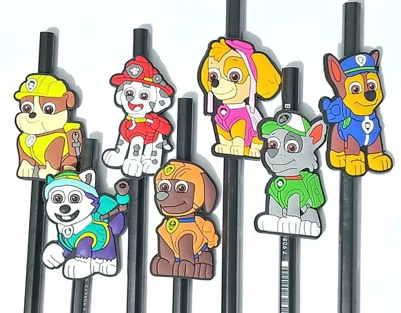 Lápis C/ponteira Patrulha Canina 5cm Pacotes com 7 Unidades