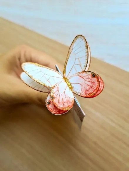 Marca Página Borboleta 3d - Dia das Mães