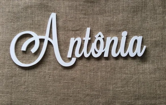 Letras Decorativas Nome De Paredel