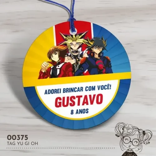 Tag Redonda Yu Gi Oh - 00375