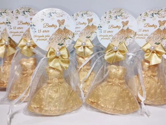 Lembrancinha 15 Anos, Sabonete Vestido de Princesa