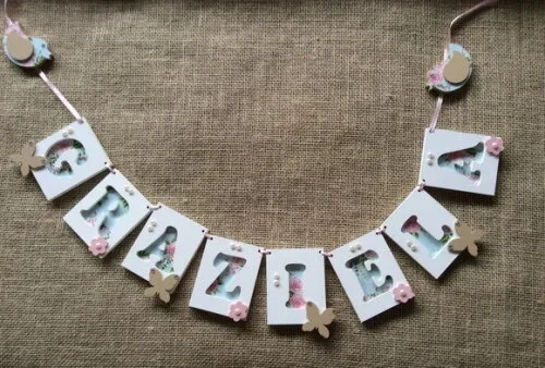 PORTA DE MATERNIDADE VARAL DE LETRAS