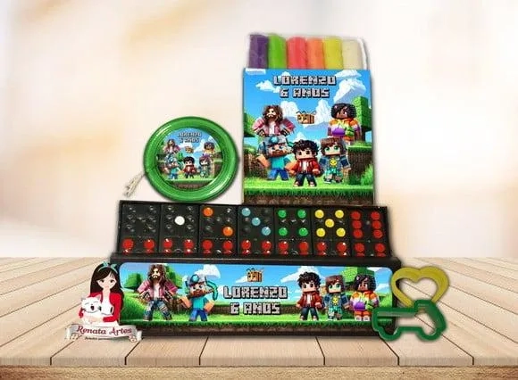 Kit Brincadeira Minecraft Filme